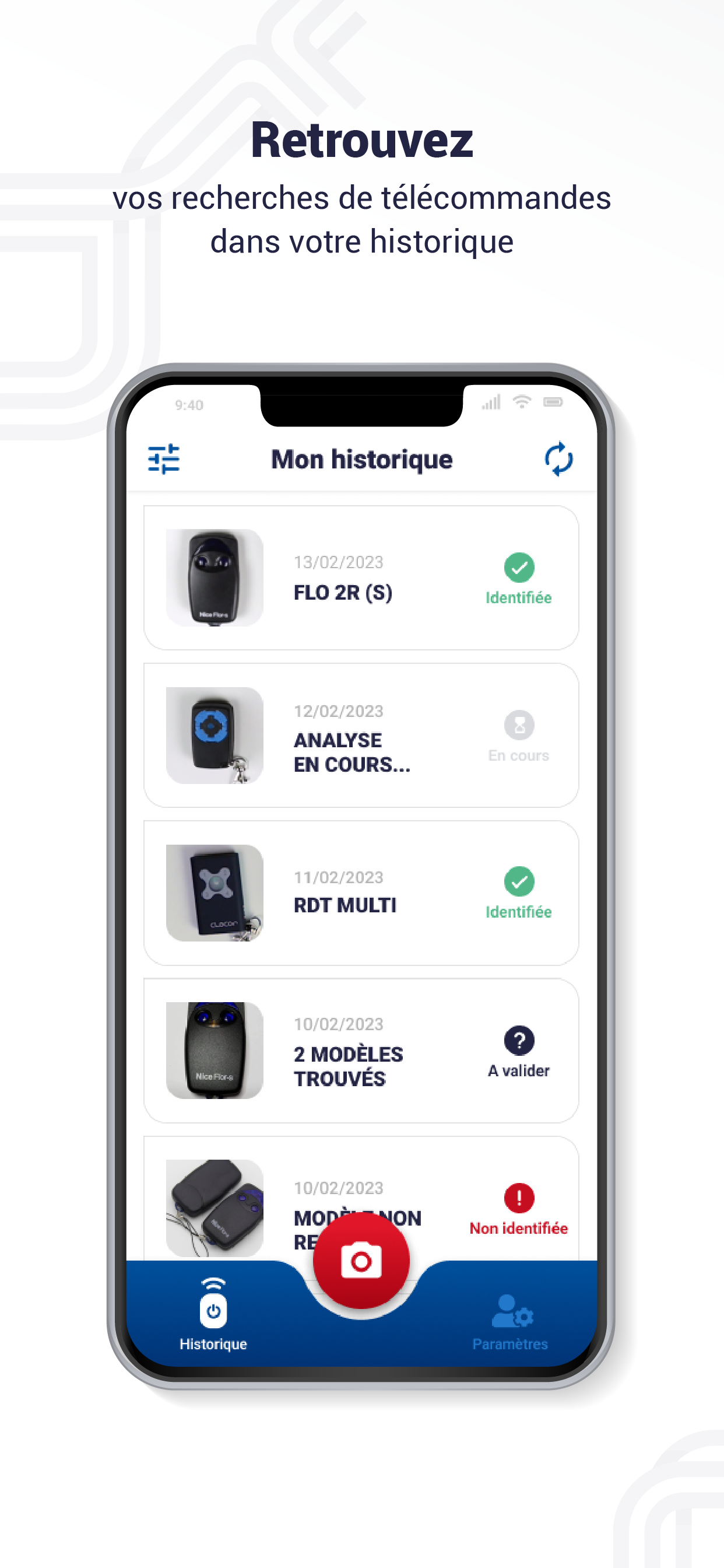 Clécor app shown on a phone